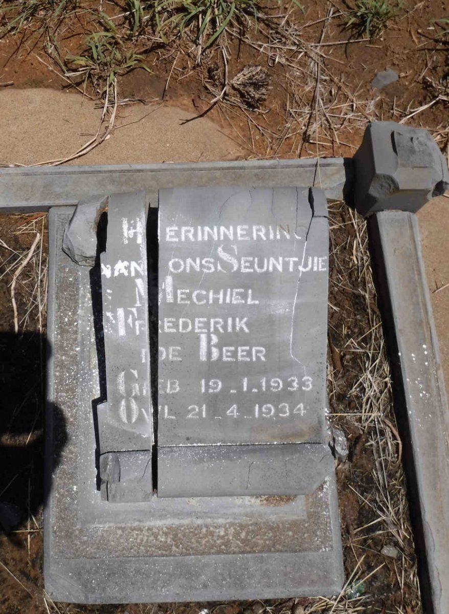 BEER Mechiel Frederik, de 1933-1934