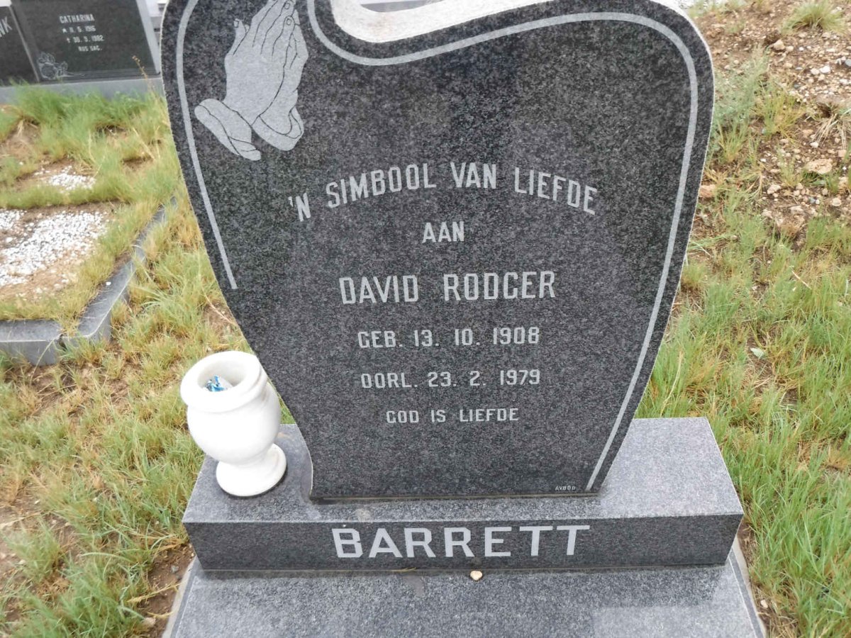 BARRETT David Rodger 1908-1979
