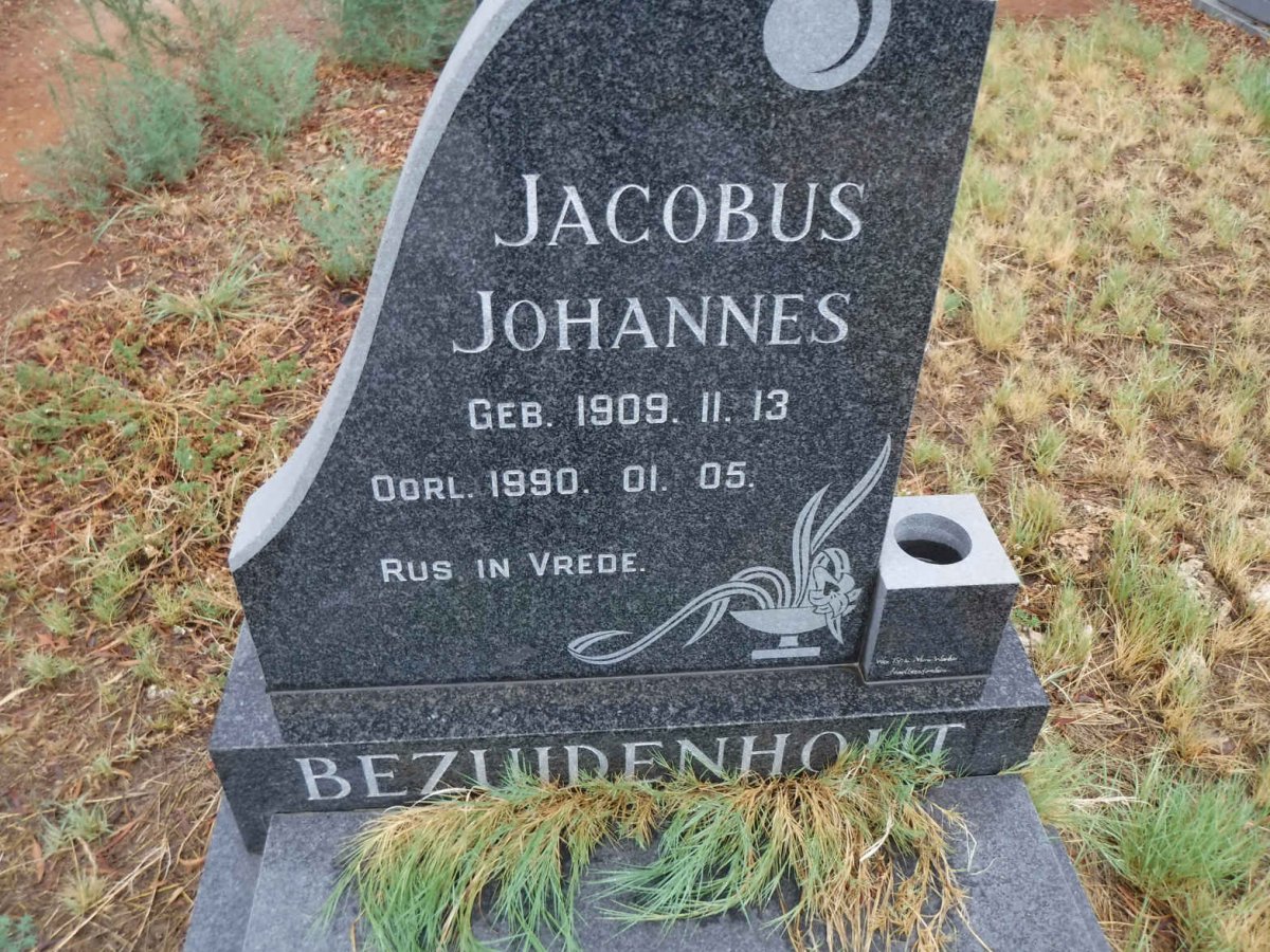 BEZUIDENHOUT Jacobus Johannes 1909-1990