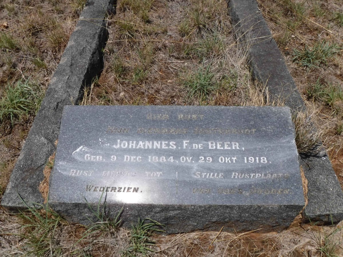 BEER Johannes F., de 1884-1918
