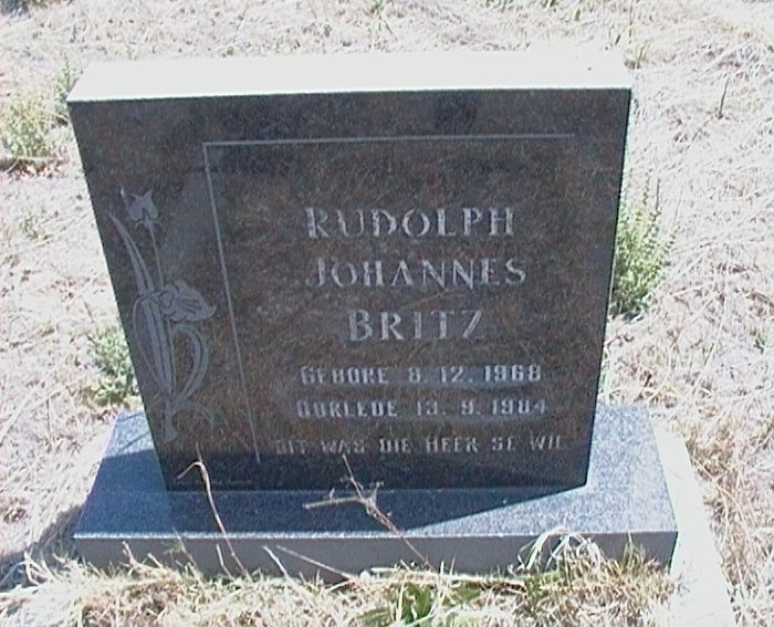 BRITZ Rudolph Johannes 1968-1984