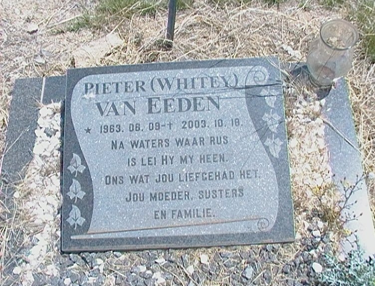 EEDEN Pieter, van 1963-2003