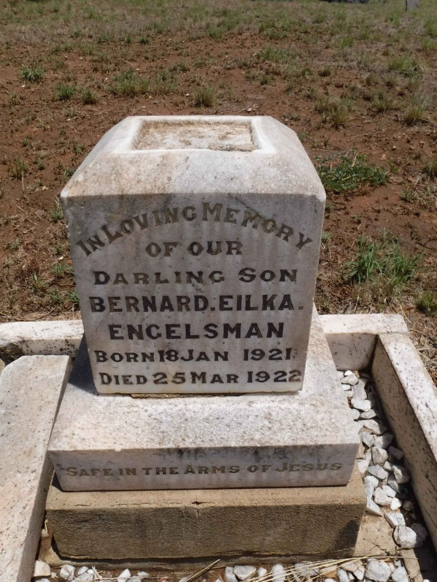 ENGELSMAN Bernard Eilka 1921-1922