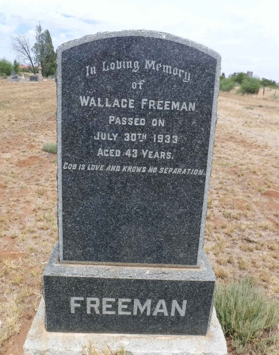 FREEMAN Wallace -1933