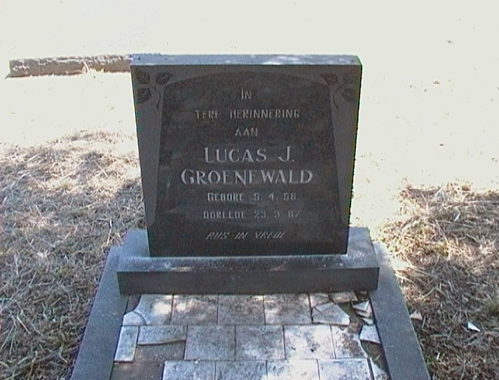 GROENEWALD Lucas J. 195?-1987