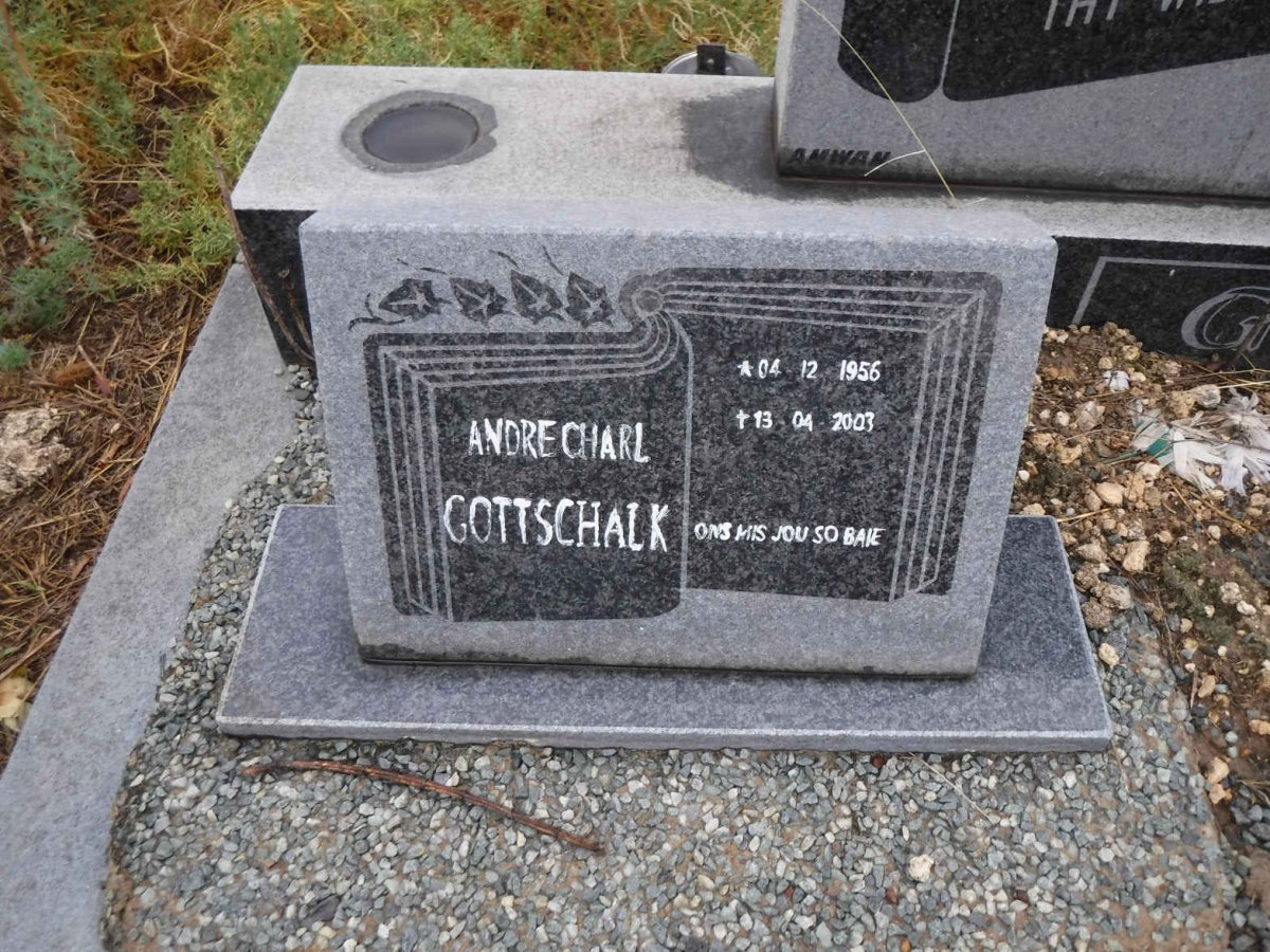 GOTTSCHALK Andre Charl 1956-2003