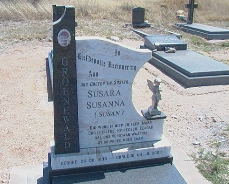 GROENEWALD Susara Susanna 1975-2003
