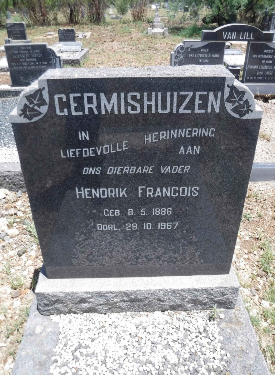 GERMISHUIZEN Hendrik Francois 1886-1967