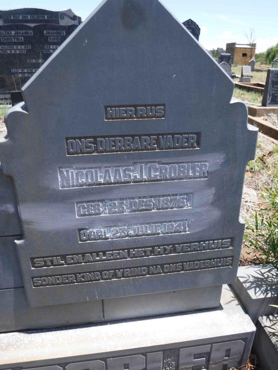 GROBLER Nicolaas J. 1876-1941