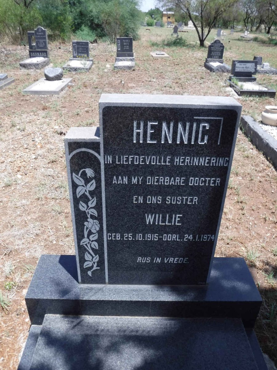 HENNIG Willie 1915-1974
