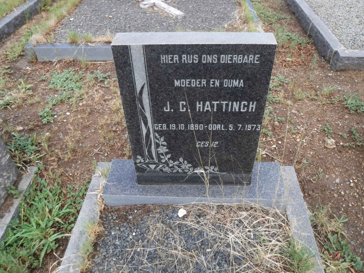 HATTINGH J.C. 1890-1973