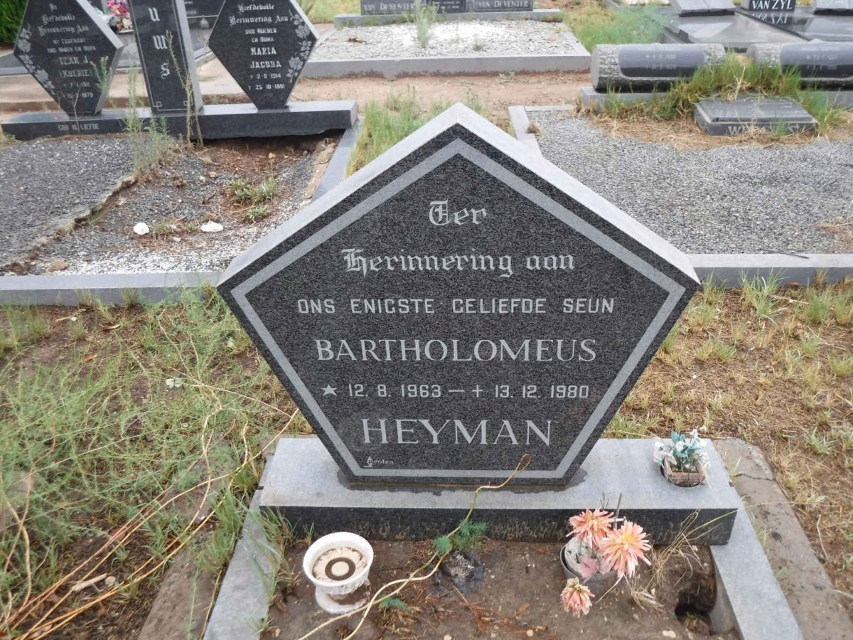 HEYMAN Bartholomeus 1963-1980