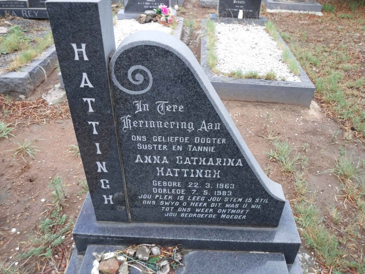HATTINGH Anna Catharina 1963-1983