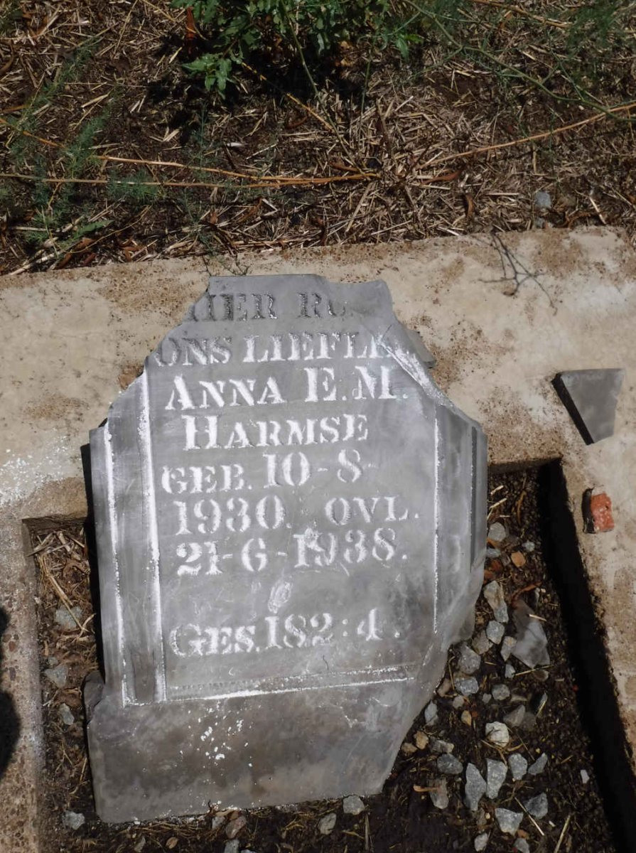 HARMSE Anna E.M. 1930-1938