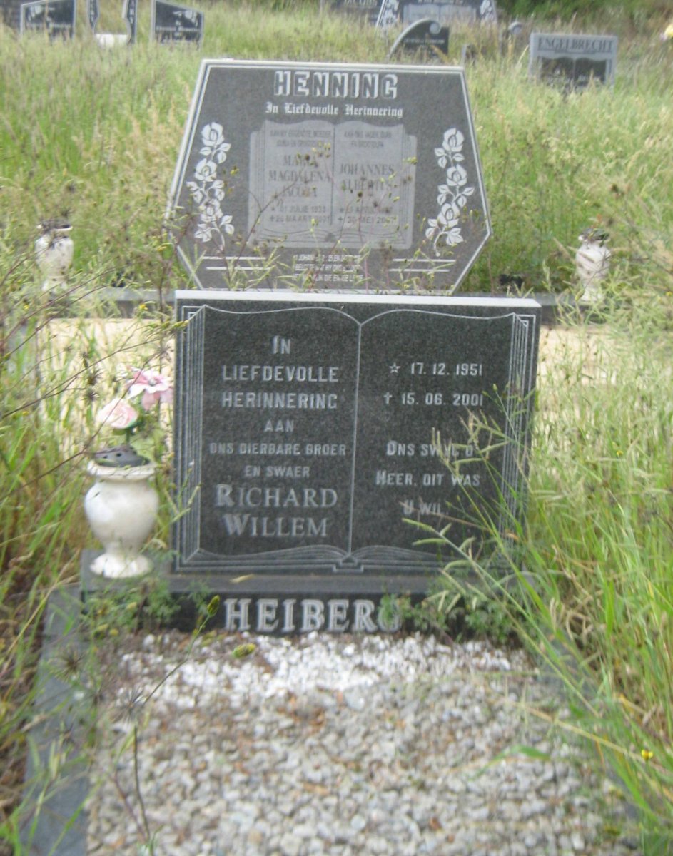 HEIBERG Richard Willem 1951-2001