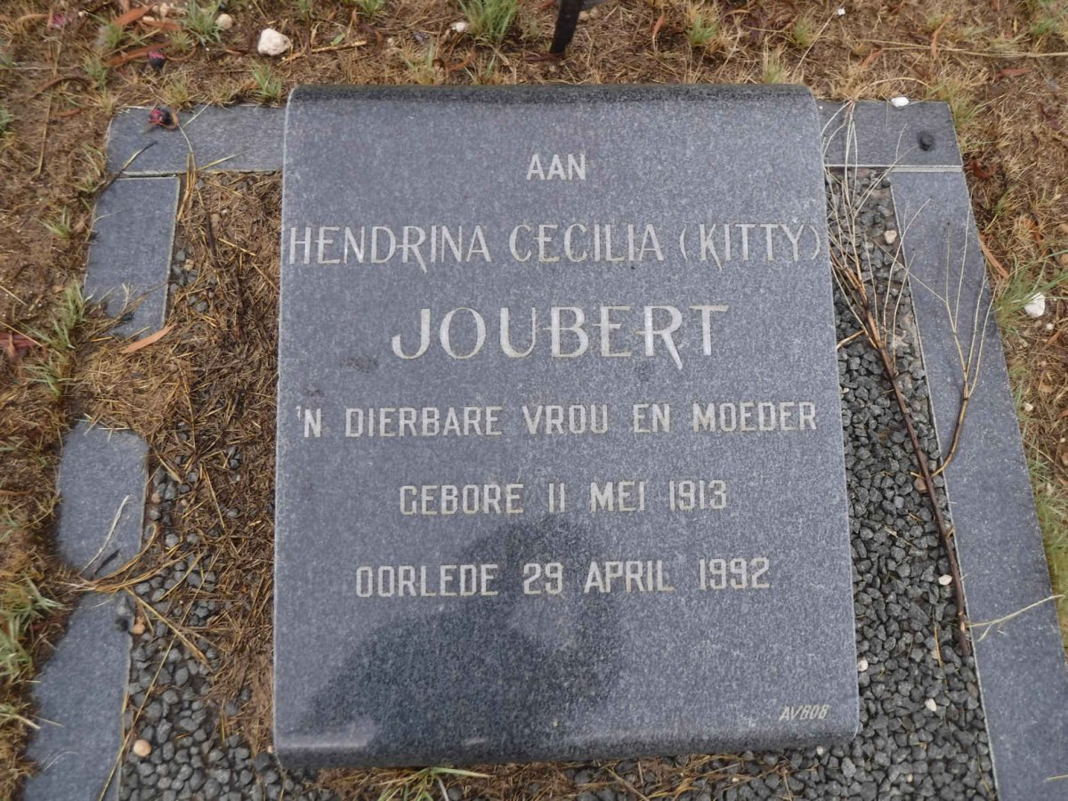 JOUBERT Hendrina Cecilia 1913-1992