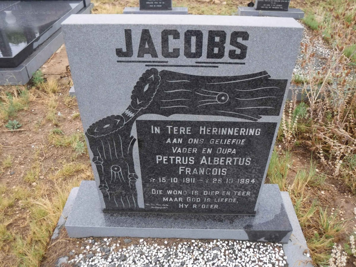 JACOBS Petrus Albertus Francois 1911-1994