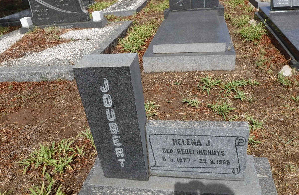 JOUBERT Helena J. nee REDELINGHUYS 1877-1969