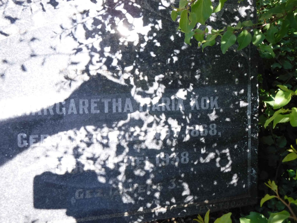 KOK Margaretha Maria nee THERON 1868-1938