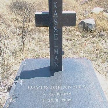 KASSELMAN David Johannes 1944-2003