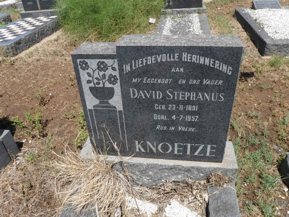 KNOETZE David Stephanus 1891-1957
