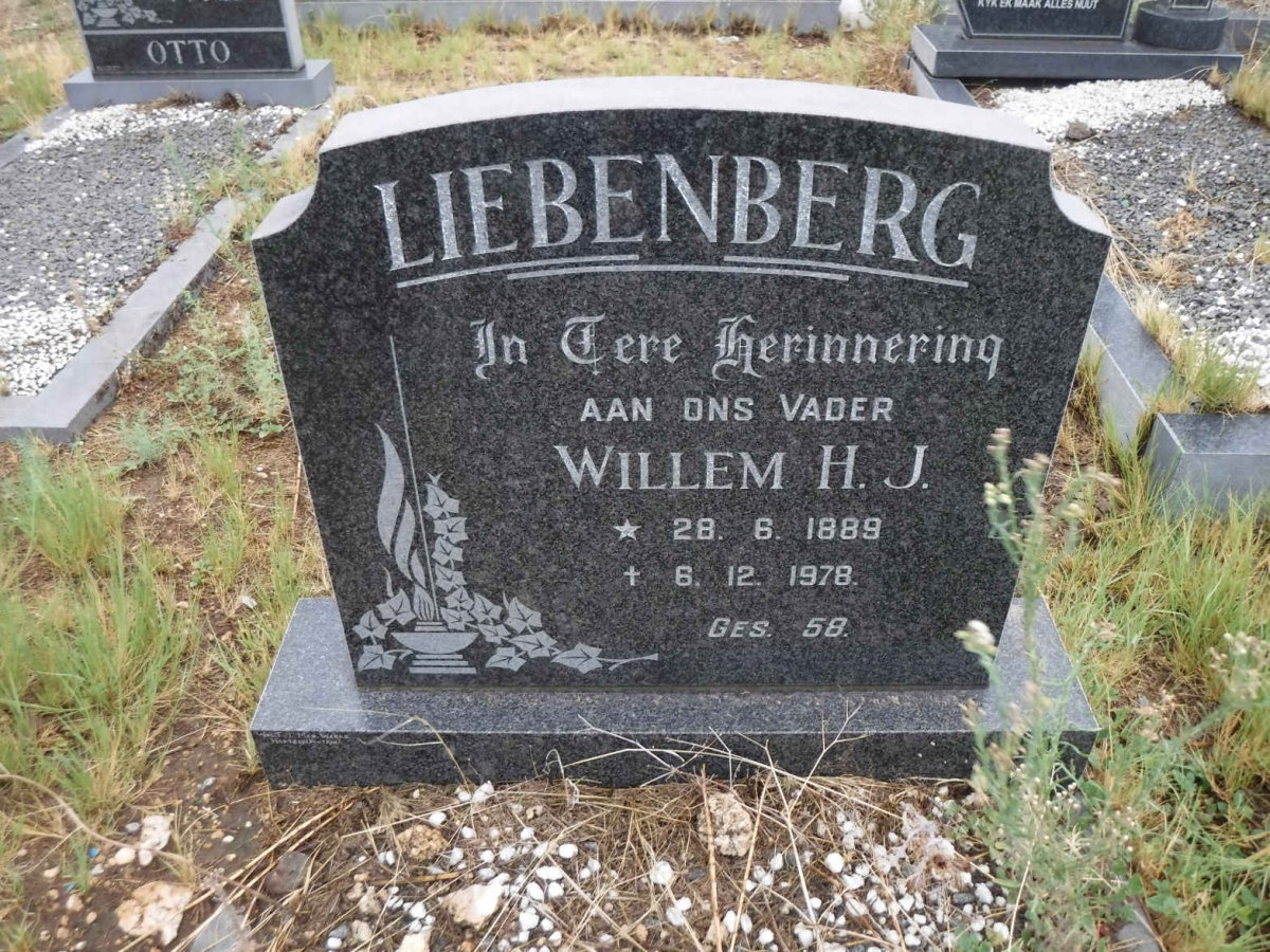 LIEBENBERG Willem H.J. 1889-1978