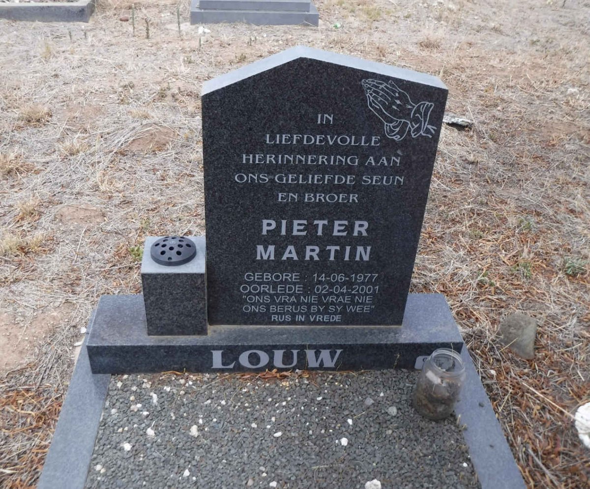 LOUW Pieter Martin 1977-2001