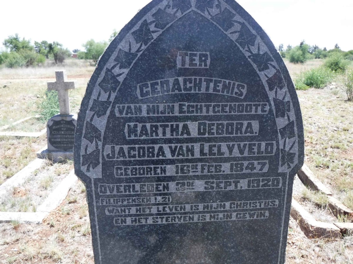 LELYVELD Martha Debora Jacoba, van 1847-1920
