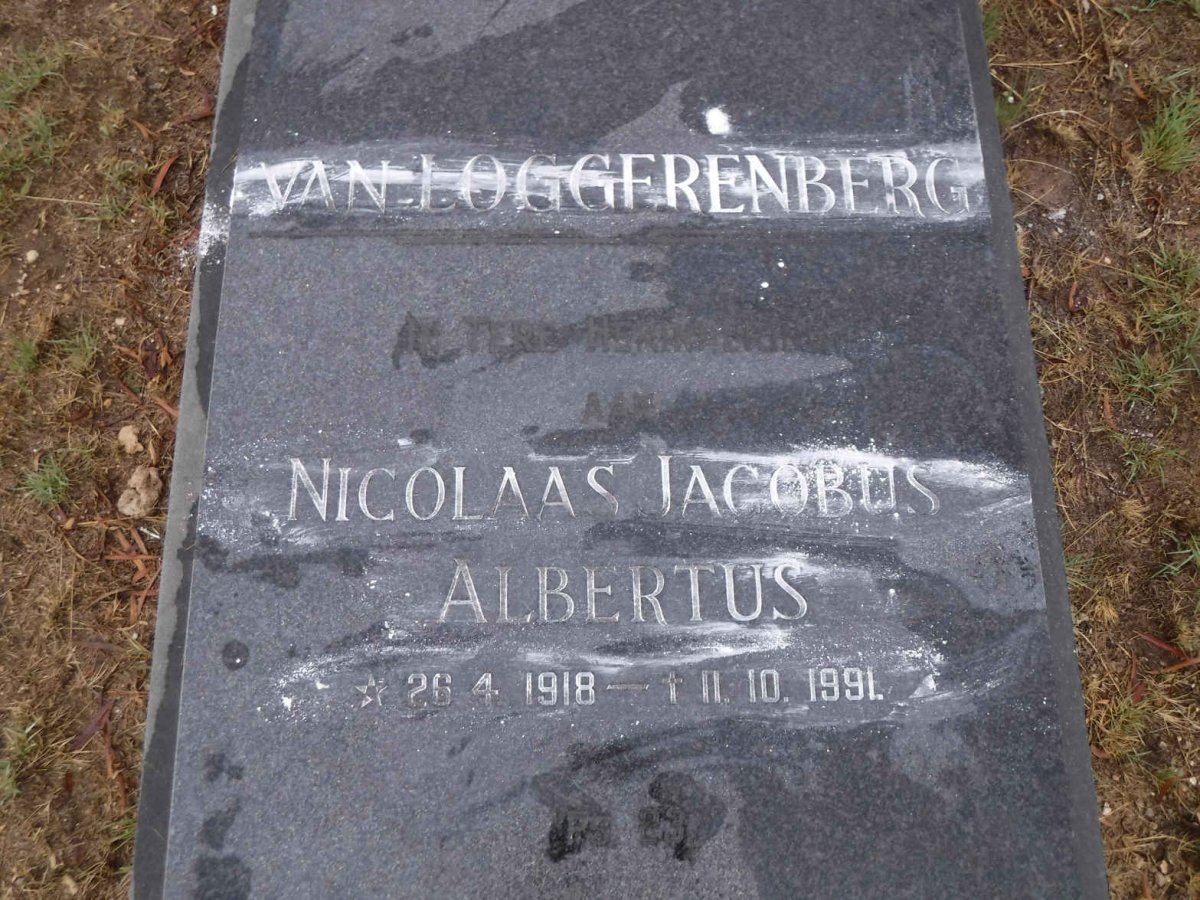 LOGGERENBERG Nicolaas Jacobus Albertus, van 1918-1991