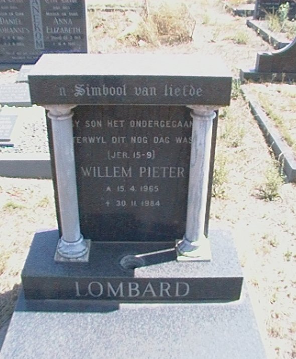 LOMBARD Willem Pieter 1965-1984