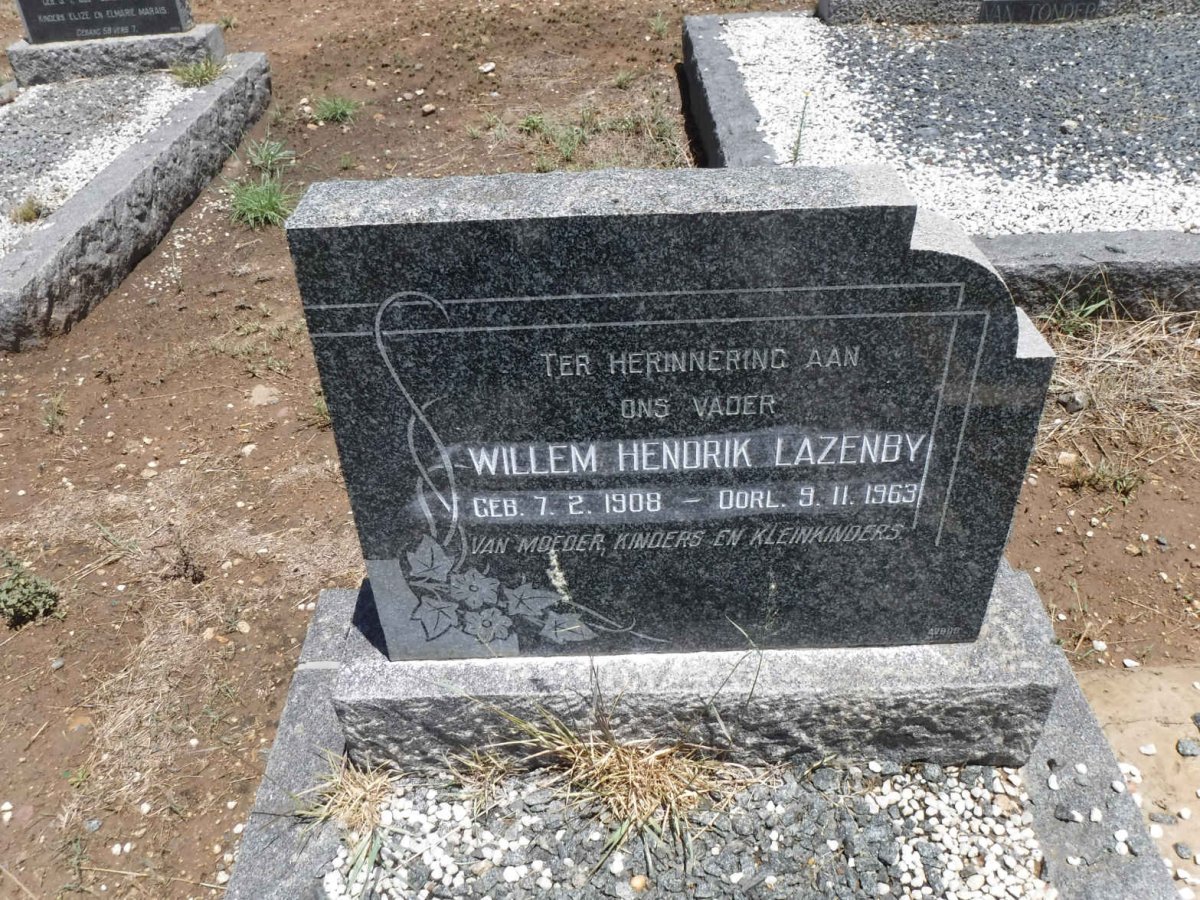 LAZENBY Willem Hendrik 1908-1963