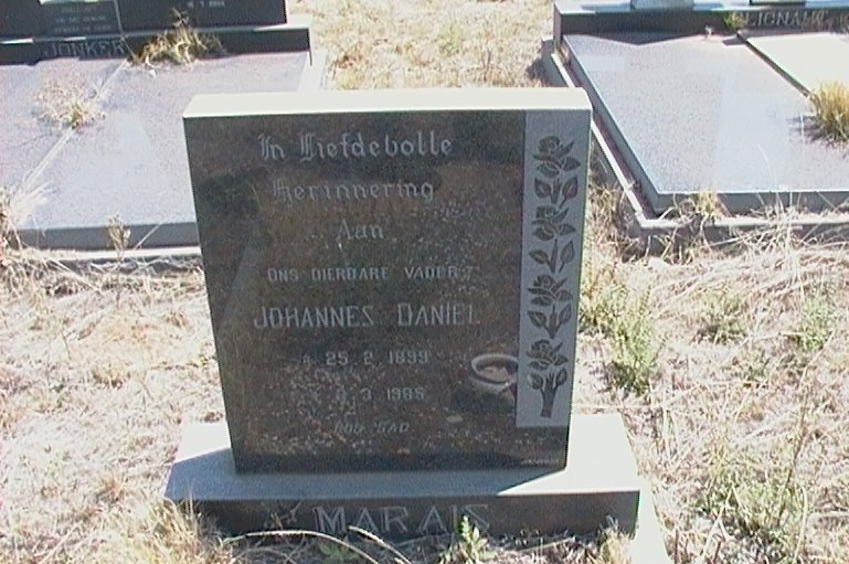 MARAIS Johannes Daniel 1899-1985
