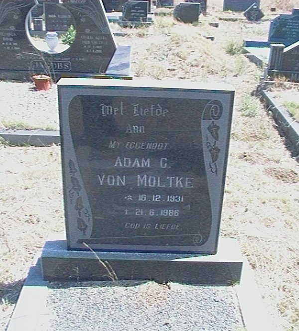 MOLTKE Adam G., von 1931-1986