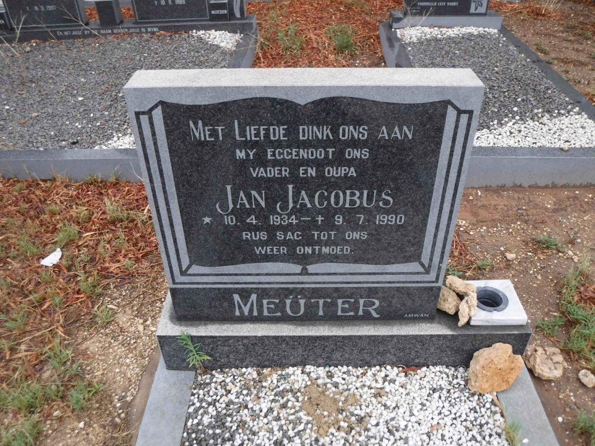 MEUTER Jan Jacobus 1934-1990