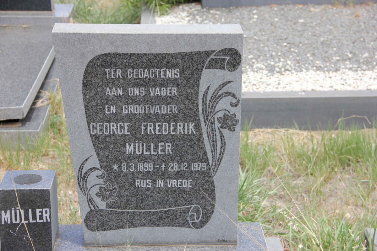 MÜLLER George Frederik 1899-1979