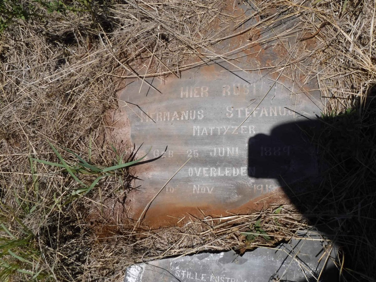 MATTHYZER Hermanus Stefanus 1889-1912