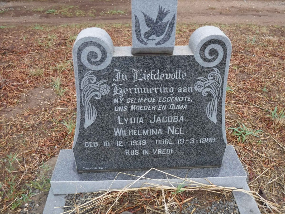 NEL Lydia Jacoba Wilhelmina 1939-1989