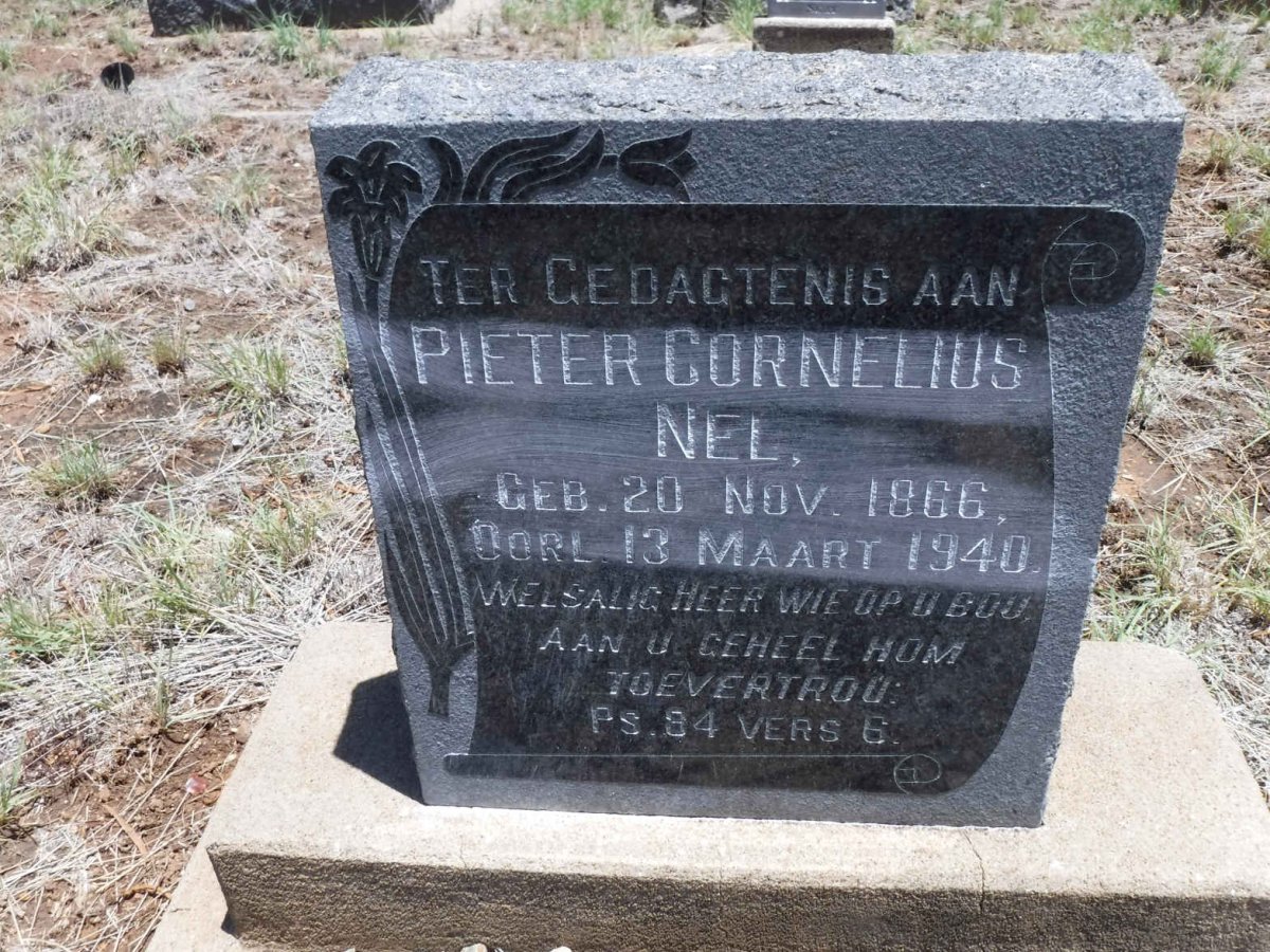 NEL Pieter Cornelius 1866-1940