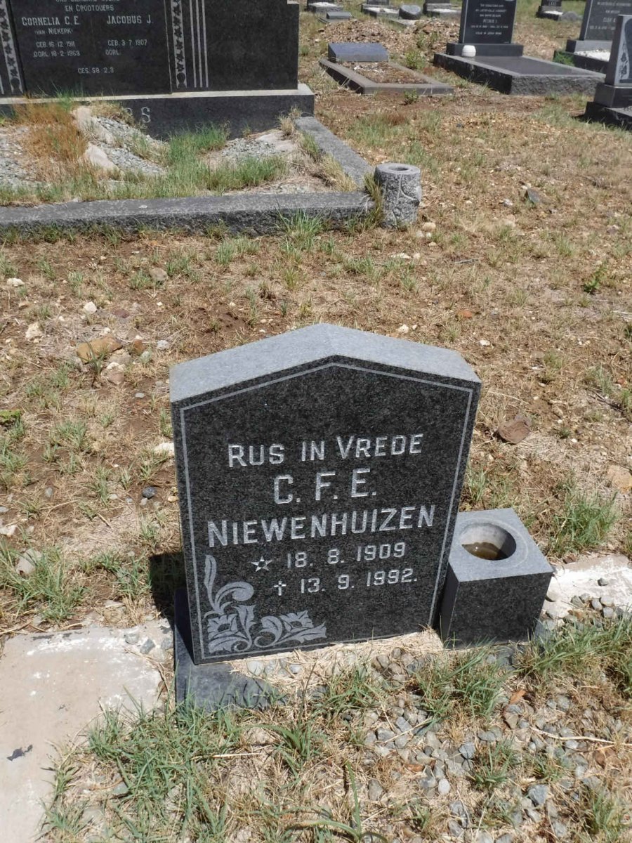 NIEWENHUIZEN C.F.E. 1909-1992