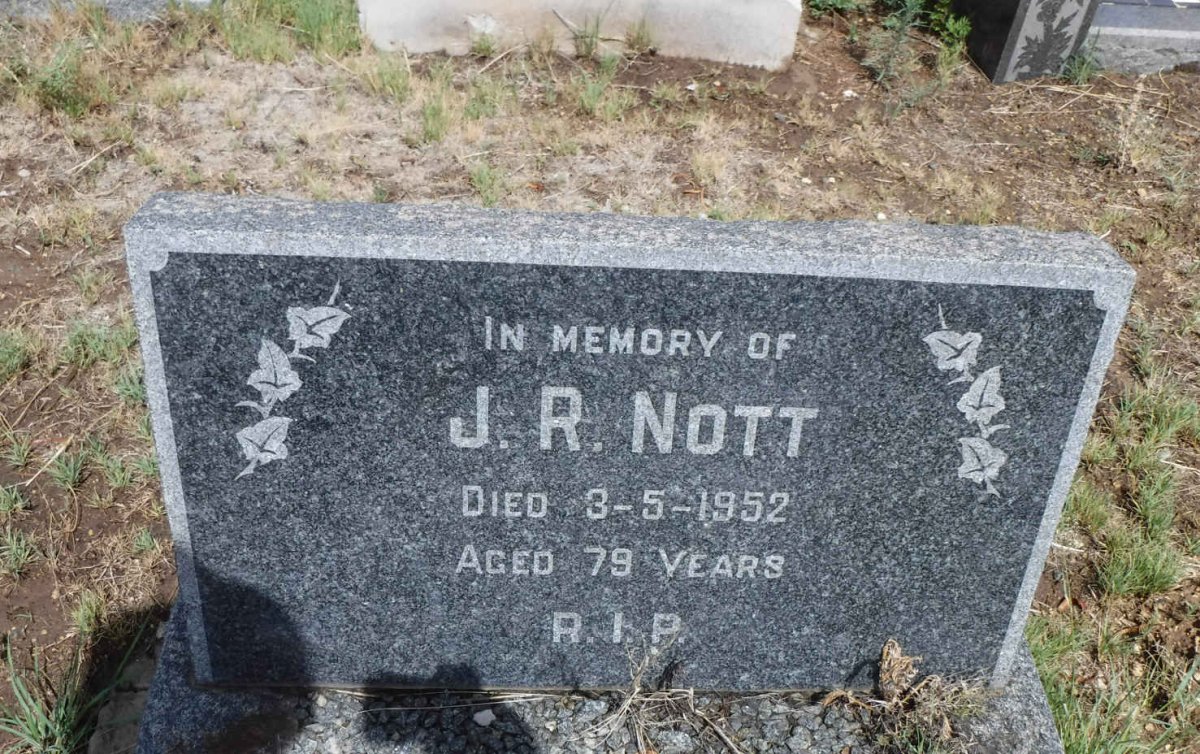 NOTT J.R. -1952