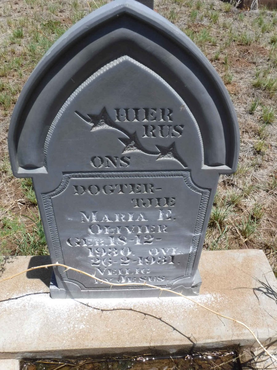 OLIVIER Maria E. 1930-1931