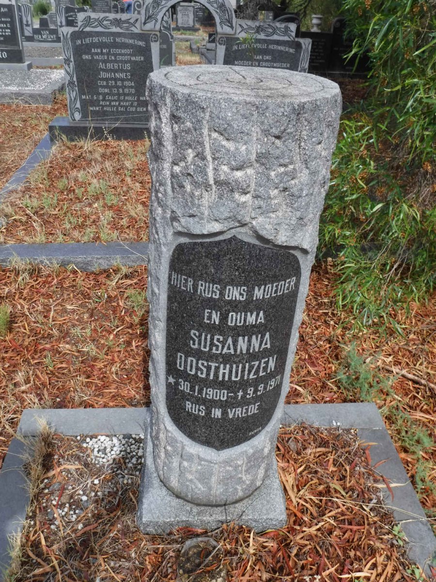 OOSTHUIZEN Susanna 1900-1971