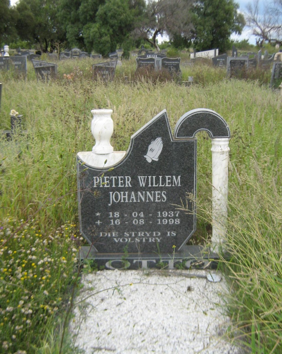 OTTO Pieter Willem Johannes 1937-1998