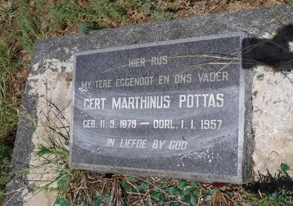 POTTAS Gert Marthinus 1879-1957