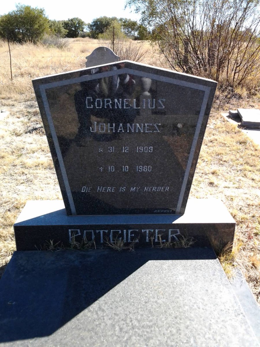 POTGIETER Cornelius Johannes 1909-1980