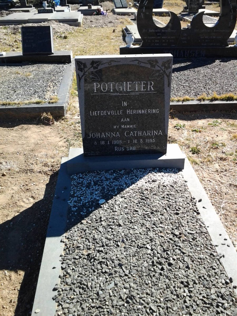 POTGIETER Johanna Catharina 1908-1995