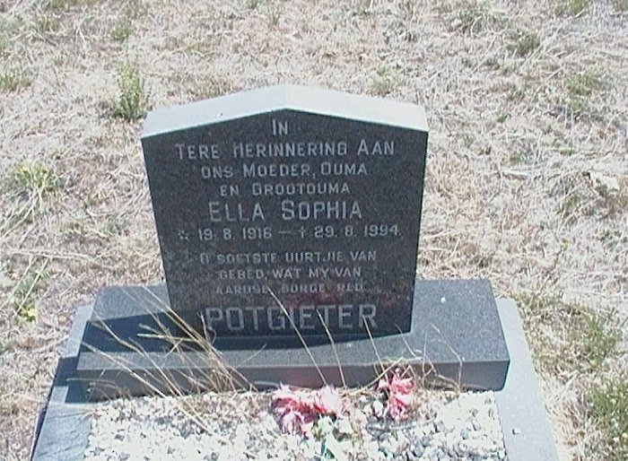 POTGIETER Ella Sophia 1916-1994