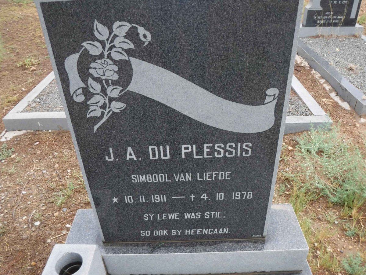 PLESSIS J.A., du 1911-1978