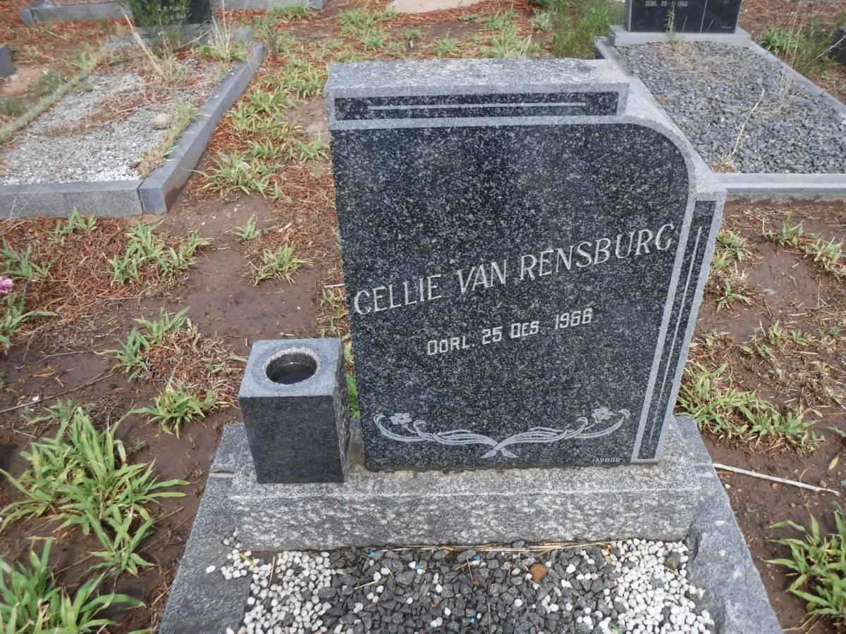 RENSBURG Cellie, van -1966