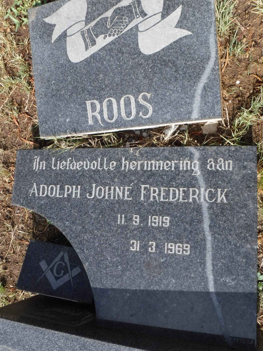 ROOS Adolph Johne Frederick 1919-1969